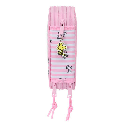 Snoopy triple pencil case, 37 pieces