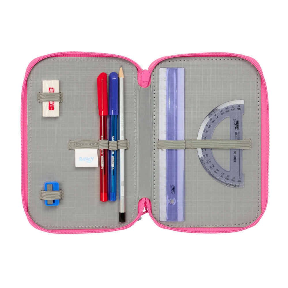 Dance Bluey triple pencil case 37pcs