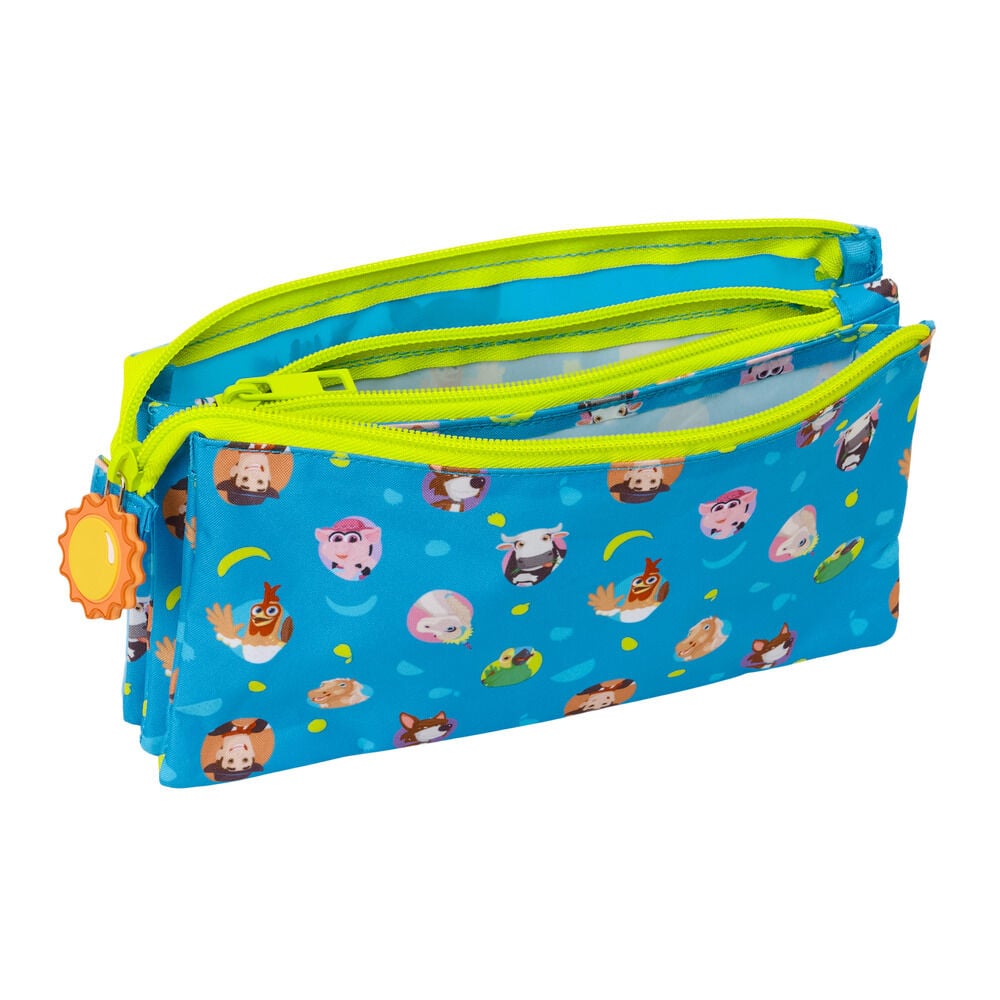 La Granja de Zenon triple pencil case