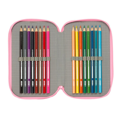 Gabby's Dollhouse Pencil Case triple 37pcs
