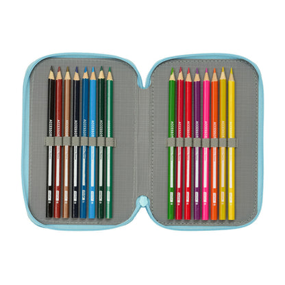 Ready Bluey triple pencil case 37pcs