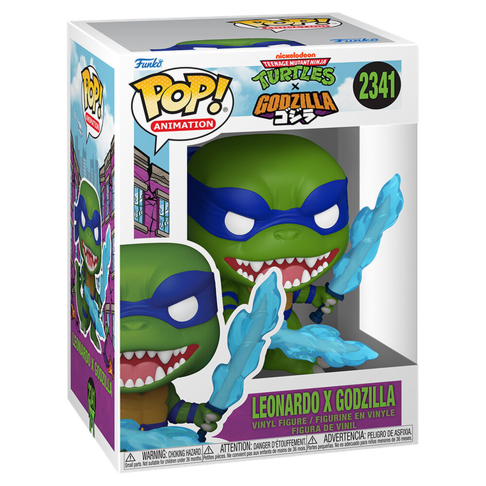 Teenage Mutant Ninja Turtles x Godzilla POP Figure - Leonardo X Godzilla
