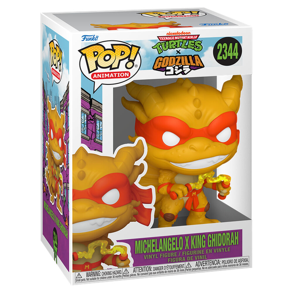 POP Figure Teenage Mutant Ninja Turtles x Godzilla- Michelangelo X Ghidorah