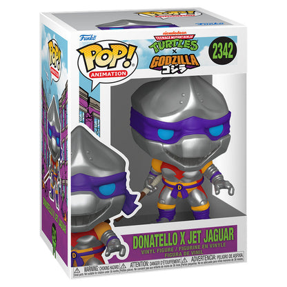 Teenage Mutant Ninja Turtles x Godzilla POP Figure - Donatello x Jet Jaguar