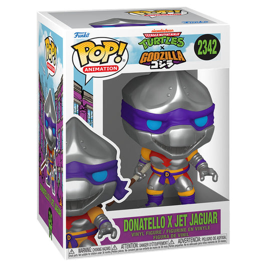 Teenage Mutant Ninja Turtles x Godzilla POP Figure - Donatello x Jet Jaguar