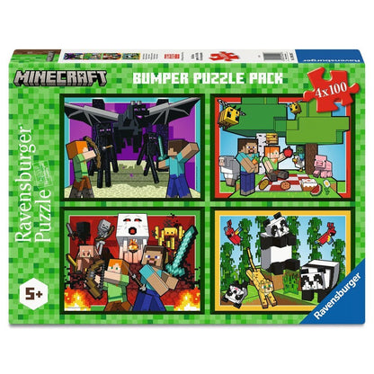 Rompecabezas de Minecraft 4x100 piezas