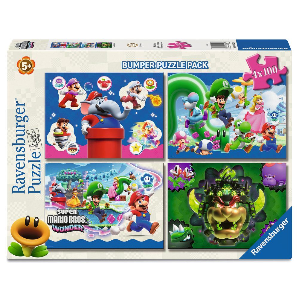 Super Mario Puzzle 4x100pcs