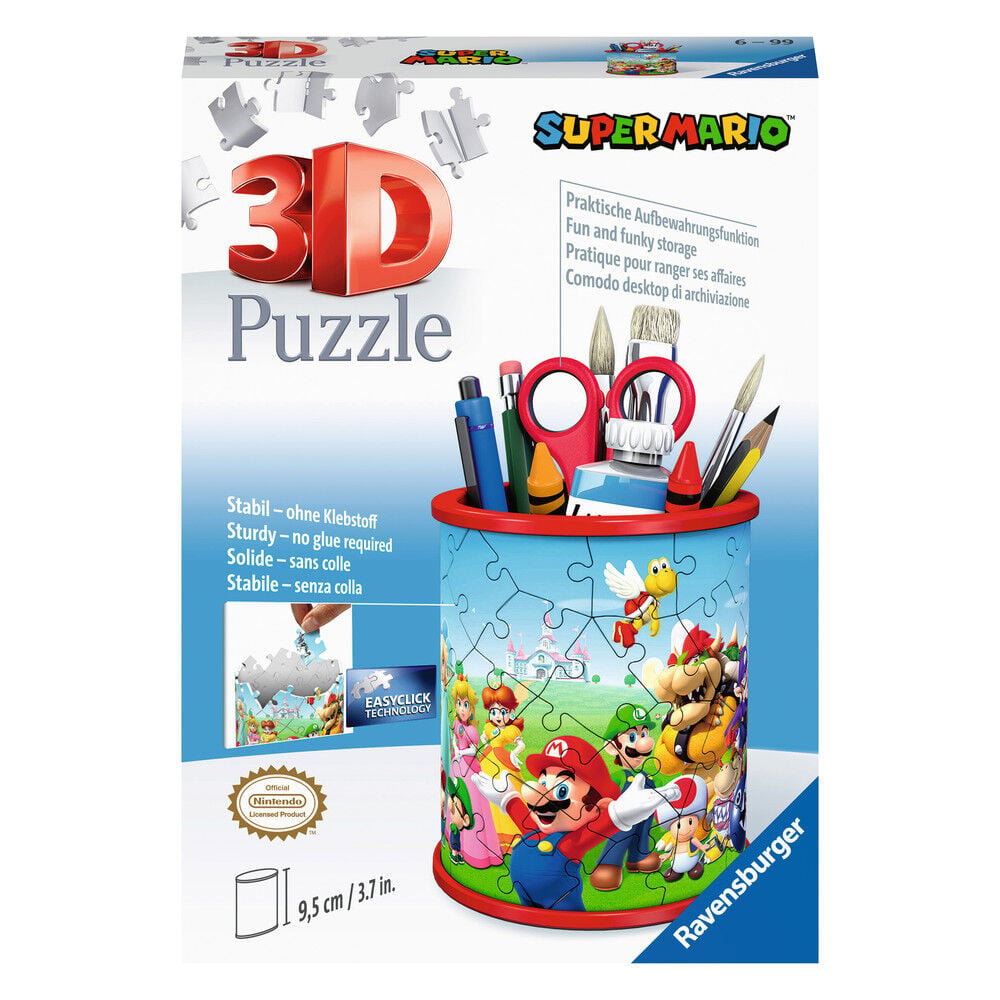 3D Puzzle Super Mario Pencil Holder 54pcs