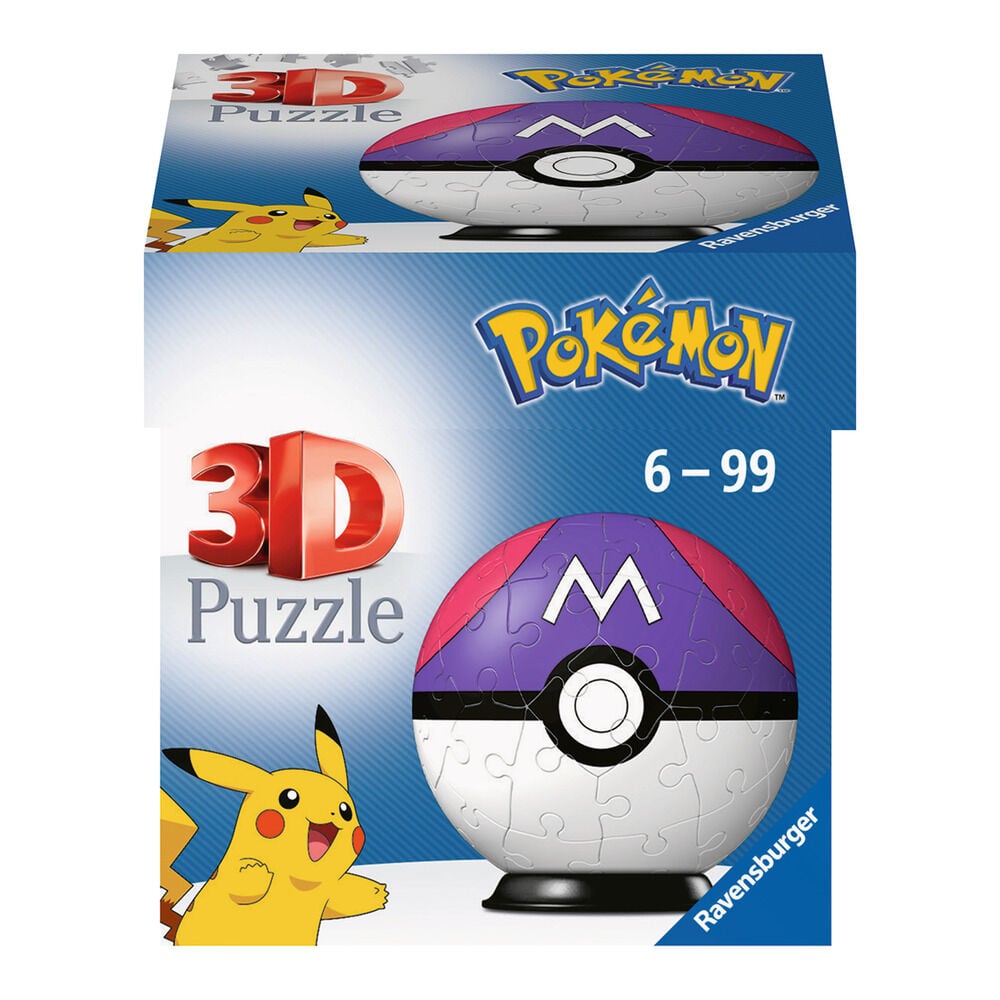 Puzzleball Pokemon Masterball purple 54pcs