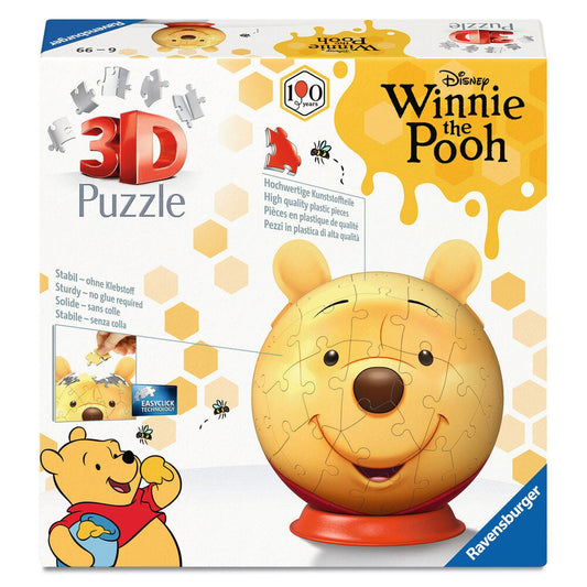 Puzzle Ball 3D Winnie The Pooh Disney 72pcs