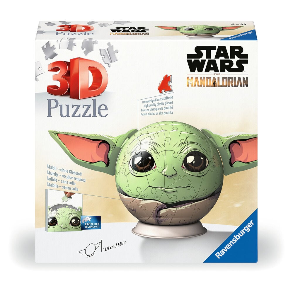 Puzzle Ball 3D Grogu Star Wars 72pcs