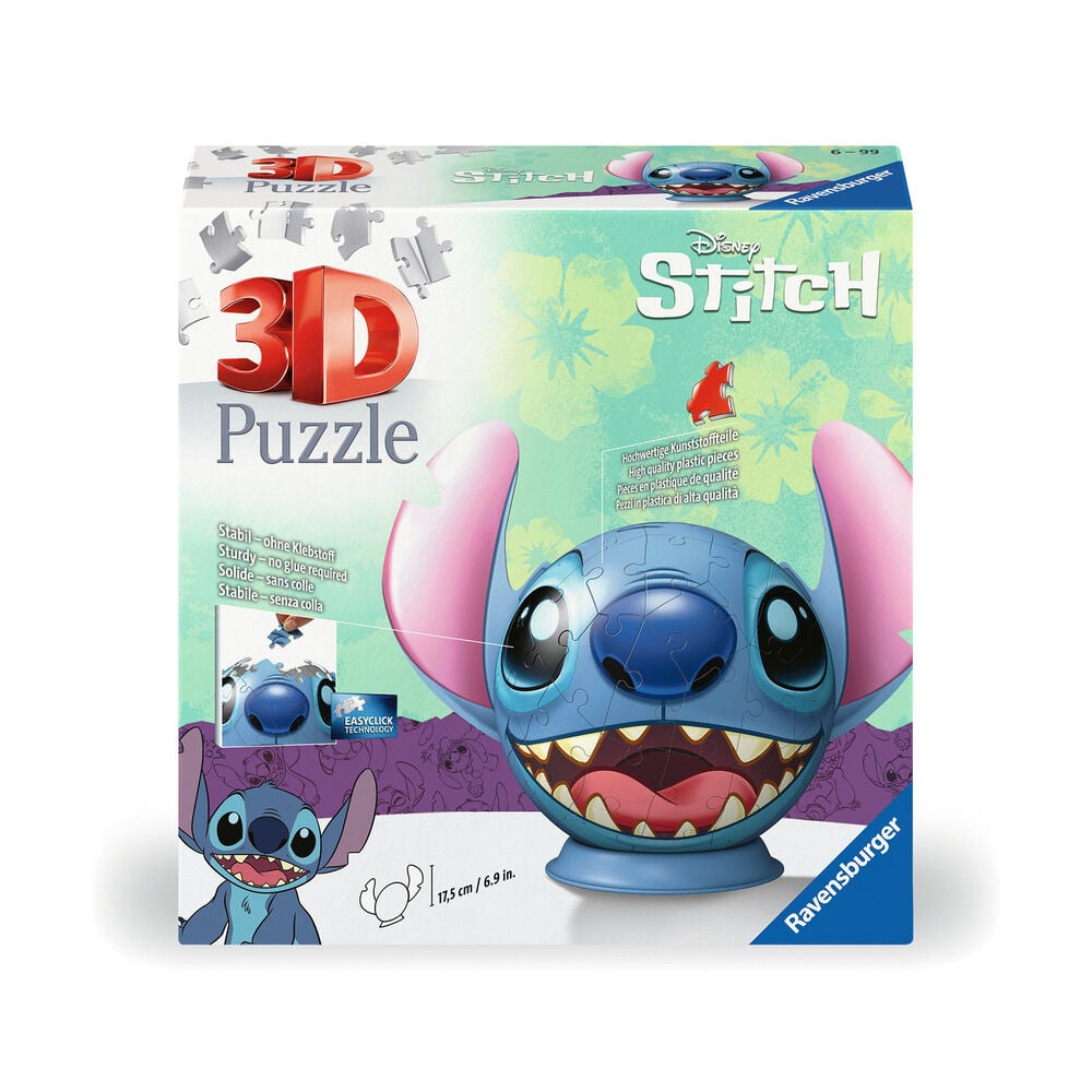 Puzzle Ball 3D Stitch Disney 72pcs