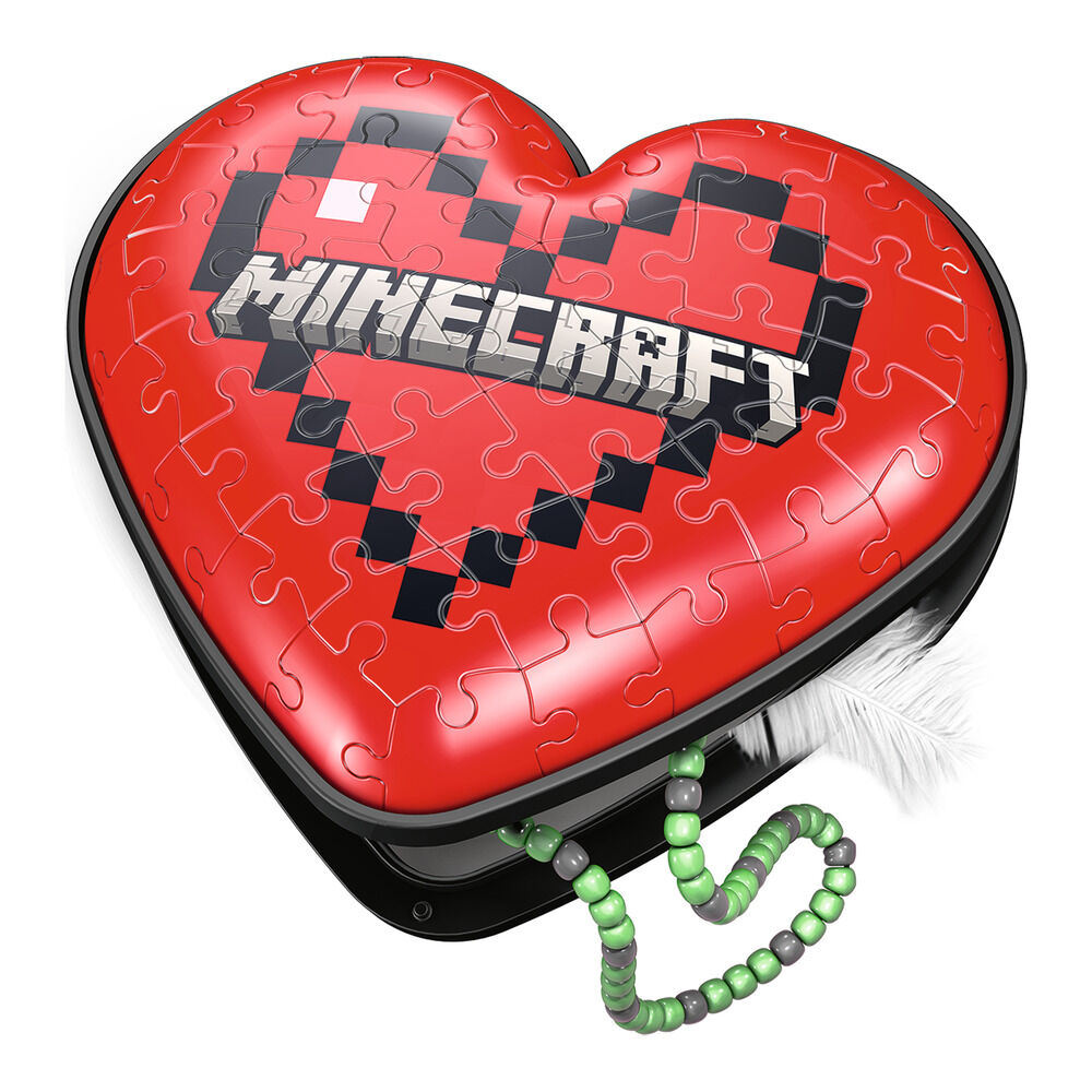 3D Puzzle Heart Minecraft 54pcs