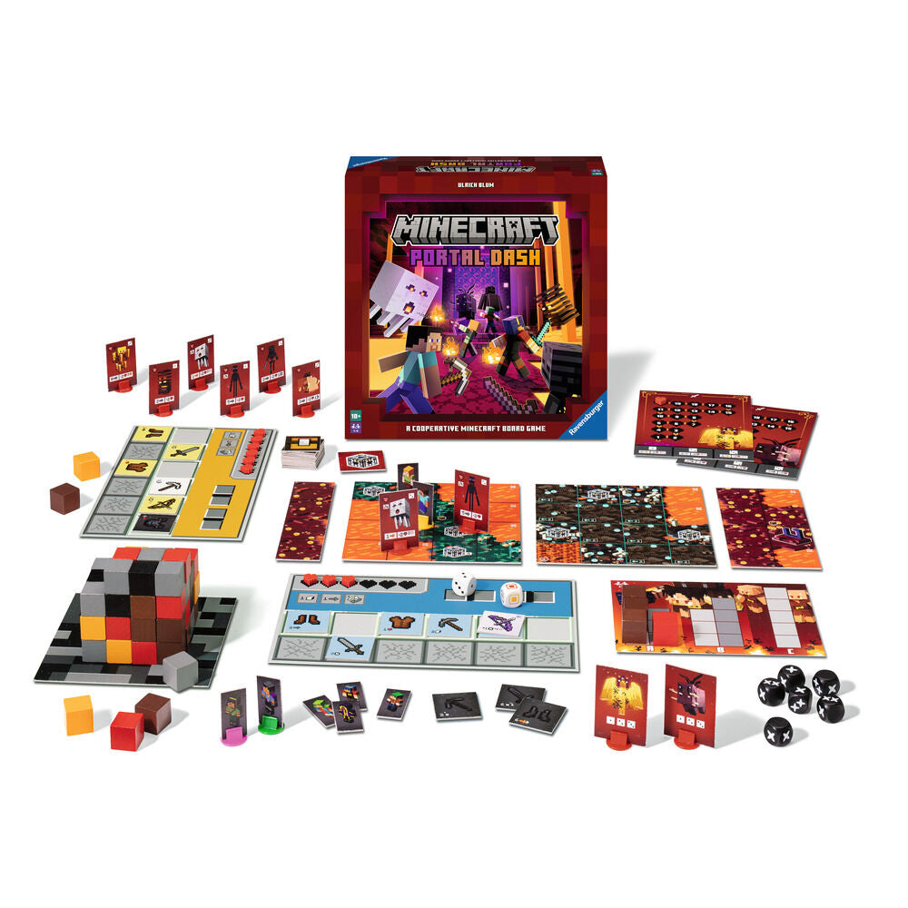 Minecraft Portal Dash board game