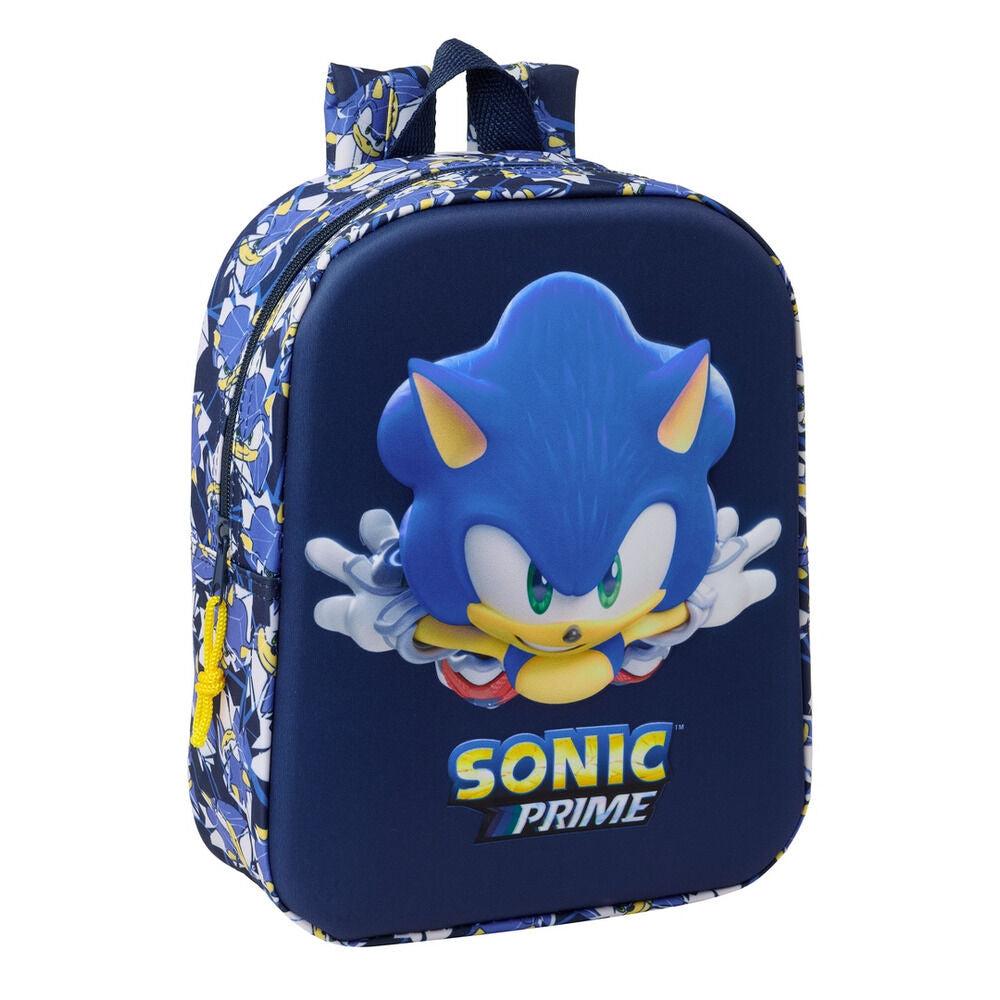3D City Sonic Backpack 27cm