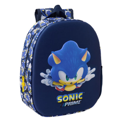 3D City Sonic Backpack 33cm