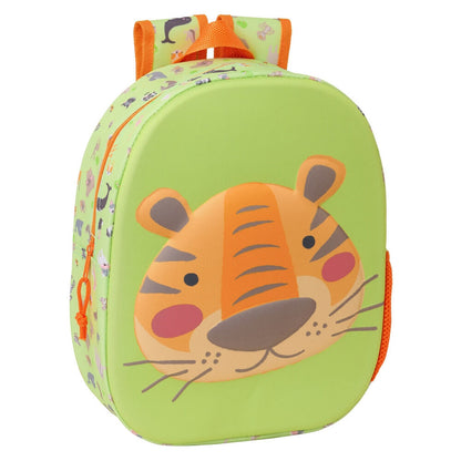 3D Tiger Backpack 33cm