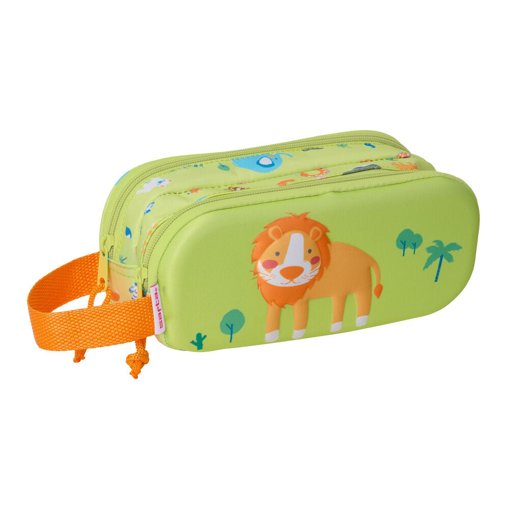 Leon 3D double pencil case
