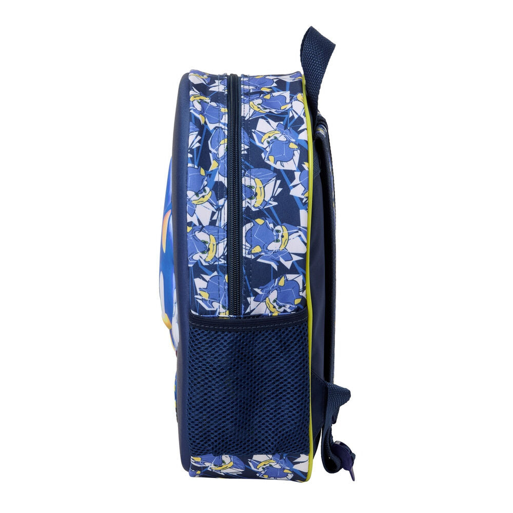 3D City Sonic Backpack 33cm