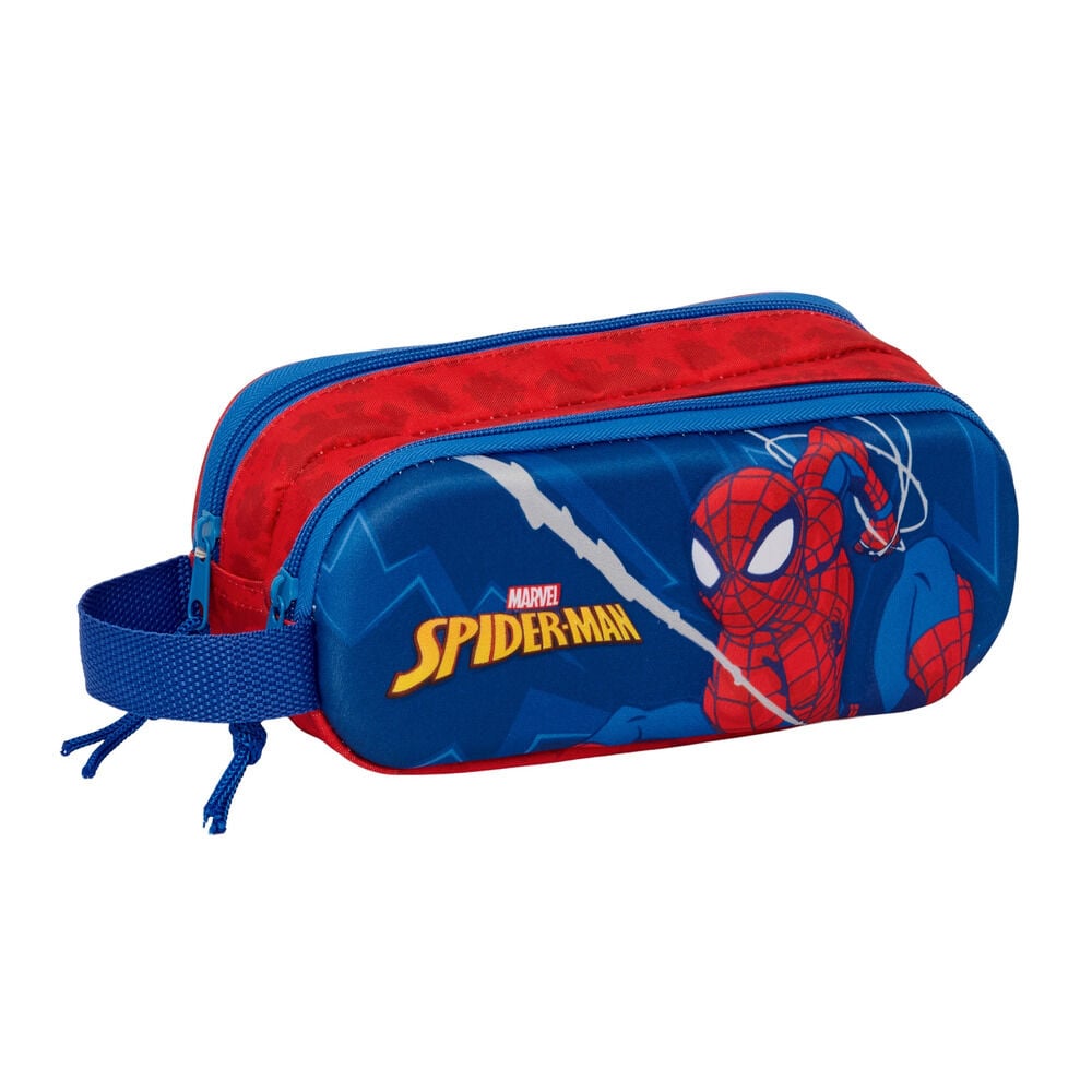 3D Spiderman Marvel double pencil case
