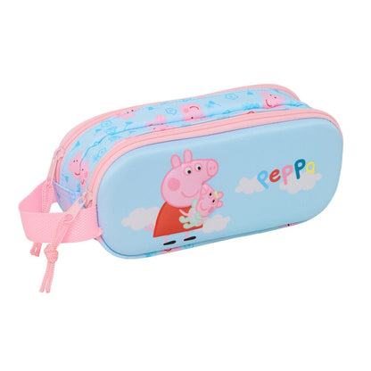 Estojo duplo para lápis 3D da Peppa Pig