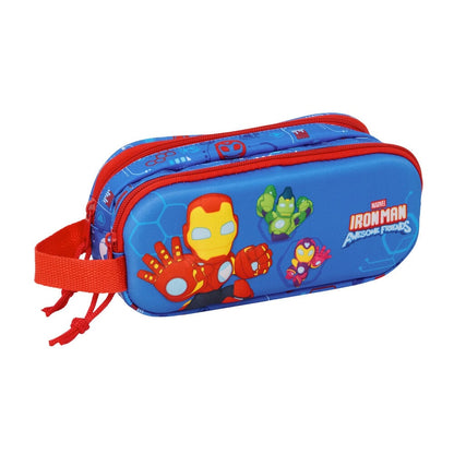 3D Iron Man Marvel double pencil case
