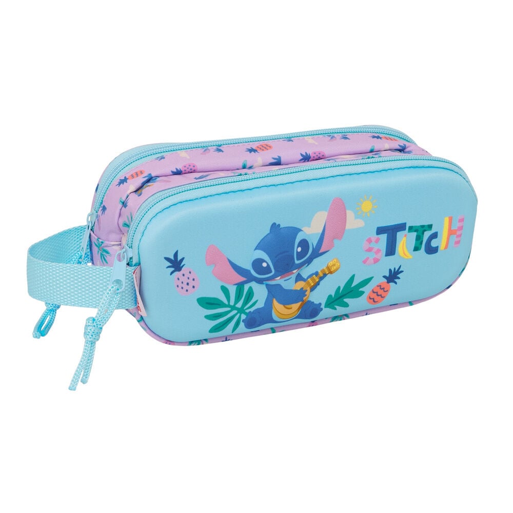 3D Stitch Disney Double Pencil Case