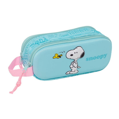 Estuche doble para lápices de Snoopy en 3D