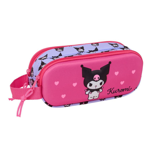 Astuccio doppio per matite 3D Kuromi Hello Kitty