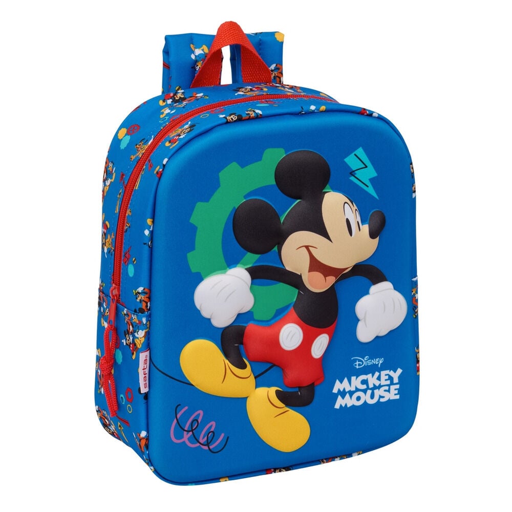 Mochila Disney Mickey 3D de 27 cm