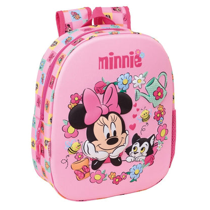 3D Minnie Mouse Disney Backpack 33cm