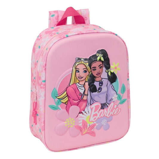 Mochila Barbie 3D de 27 cm