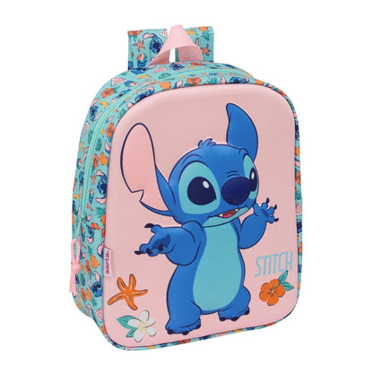 3D Stitch Disney Backpack 27cm