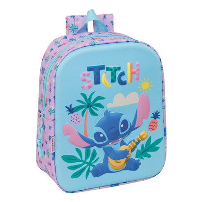3D Stitch Disney Backpack 27cm