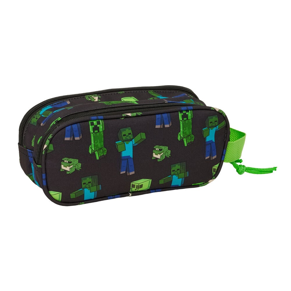 Estuche doble para lápices Minecraft 3D