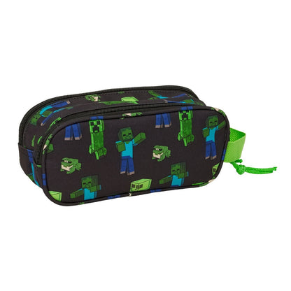 Estuche doble para lápices Minecraft 3D