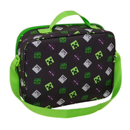 3D Minecraft thermal lunch bag