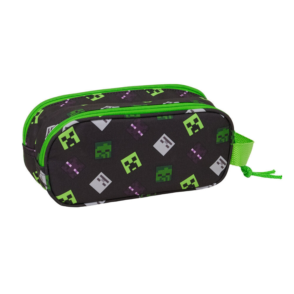 Estuche doble para lápices Minecraft 3D