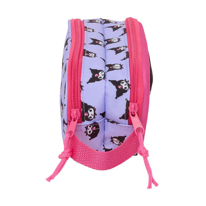 3D Kuromi Hello Kitty double pencil case