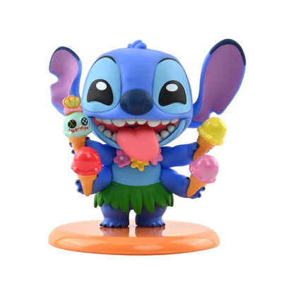 Figura sorpresa de Stitch de Cosbi en la colección navideña de Stitch de Disney