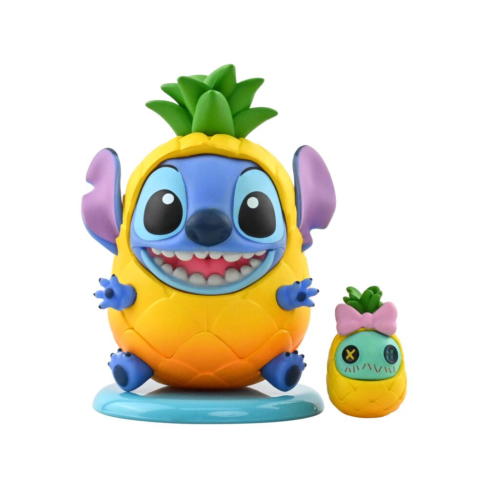 Figura sorpresa de Stitch de Cosbi en la colección navideña de Stitch de Disney