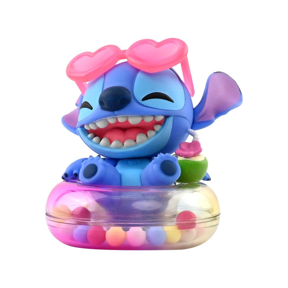 Figura sorpresa de Stitch de Cosbi en la colección navideña de Stitch de Disney