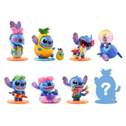 Figura sorpresa de Stitch de Cosbi en la colección navideña de Stitch de Disney