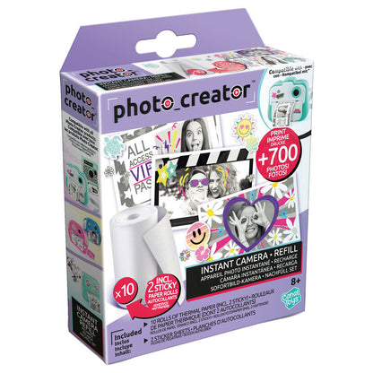 Instant camera refill, 10 rolls of Photo Creator paper