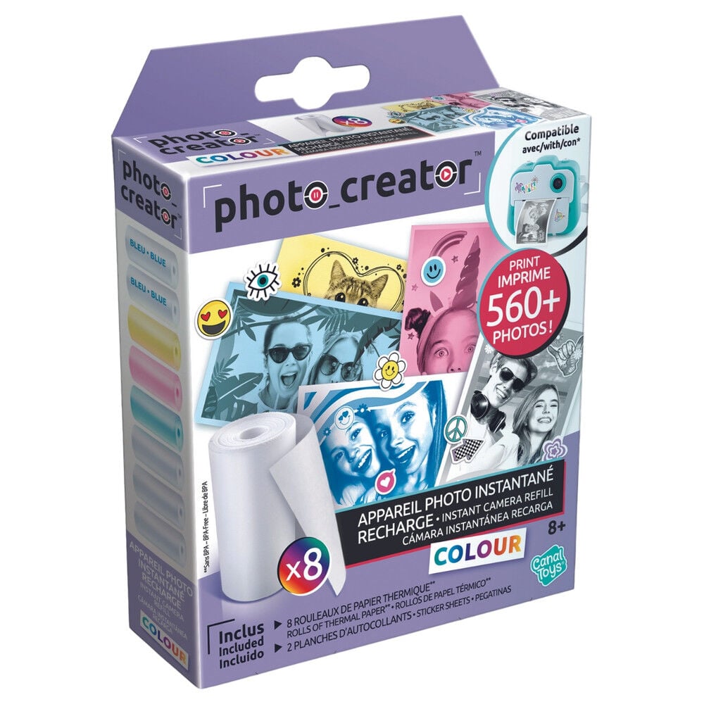 Instant camera refill paper, colored Photo Creator
