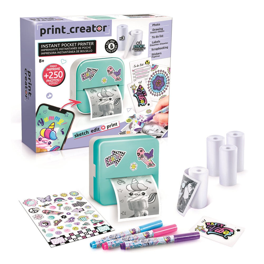 Photo Creator Wireless Pocket Thermal Printer