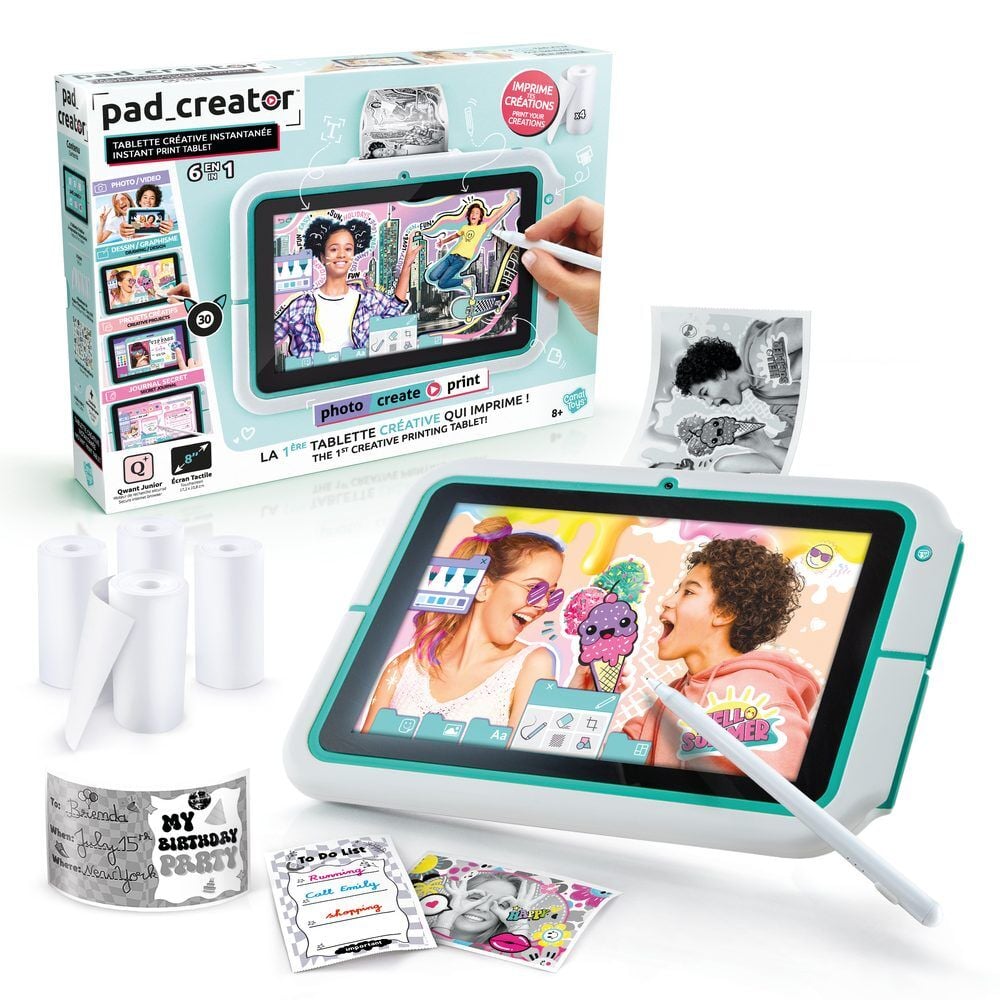 Creative tablet for kids, Photo Creator with built-in printer