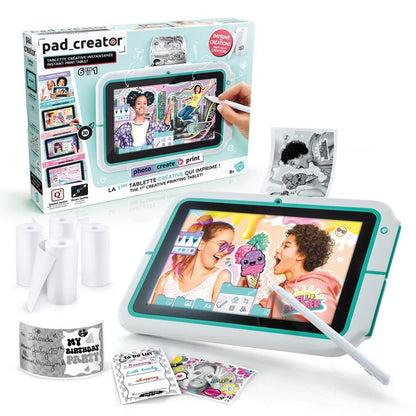 Creative tablet for kids, Photo Creator with built-in printer