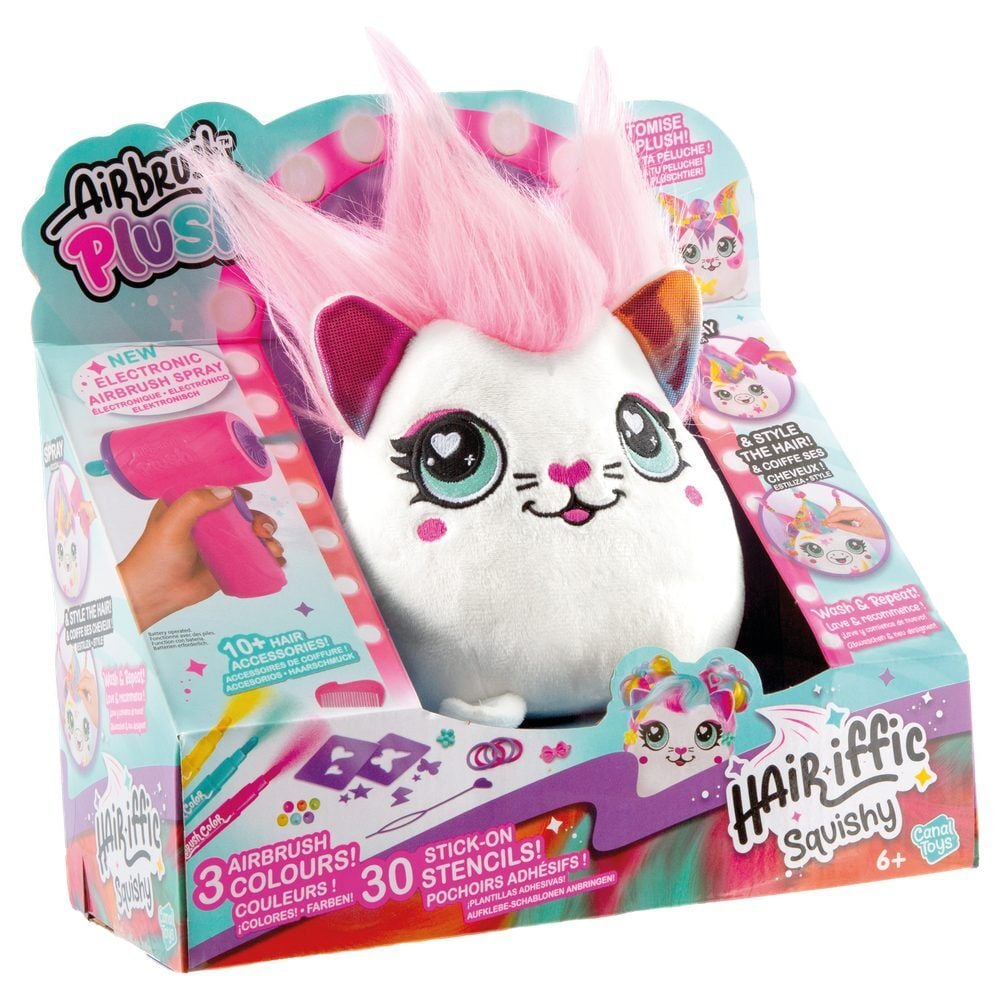 Squishy Plush Airbrush Accessories Hair Airbrush Plush Assortment