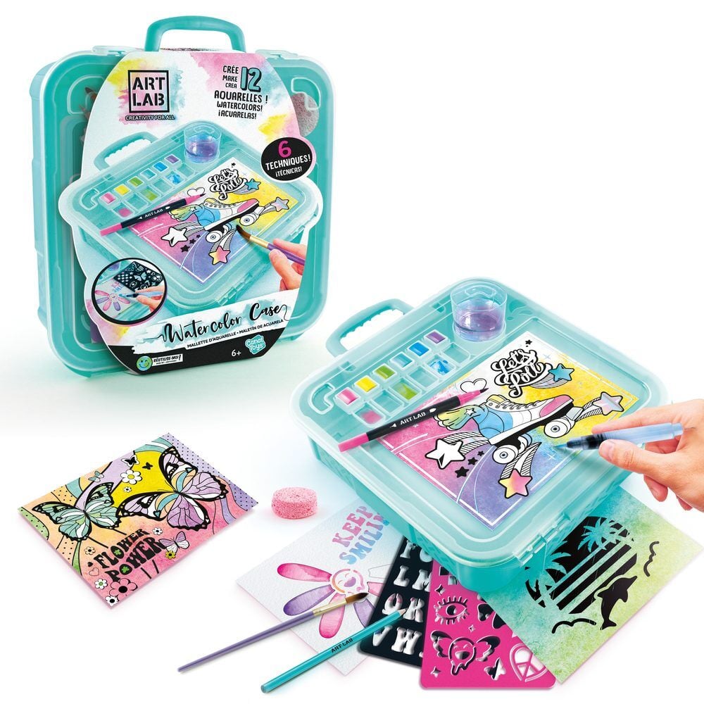 Watercolor painting kit and accessories for Art Lab